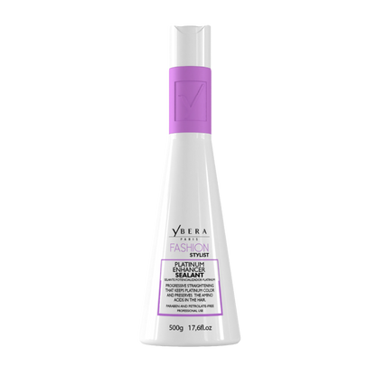 Alisado Fashion Stylist Platinum Ybera Paris – Tratamiento alisador sin formol para cabellos rubios y con canas, liso hasta 12 semanas