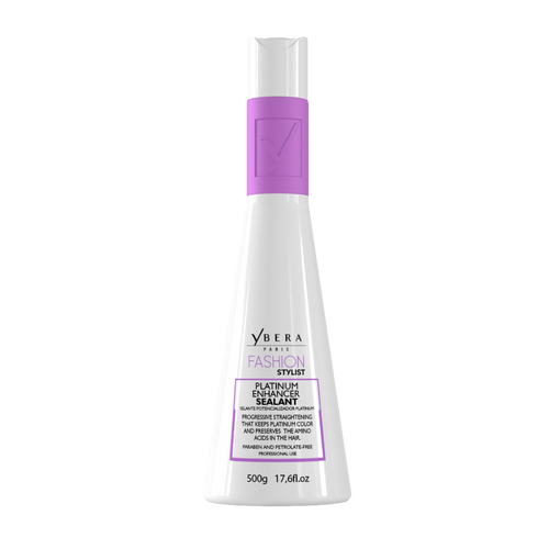 Alisado Fashion Stylist Platinum Ybera Paris – Tratamiento alisador sin formol para cabellos rubios y con canas, liso hasta 12 semanas