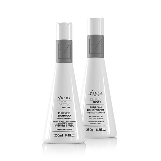 Pack Purificante Detox Healthy Ybera Paris Pequeño — champú y mascarilla para raíces grasas