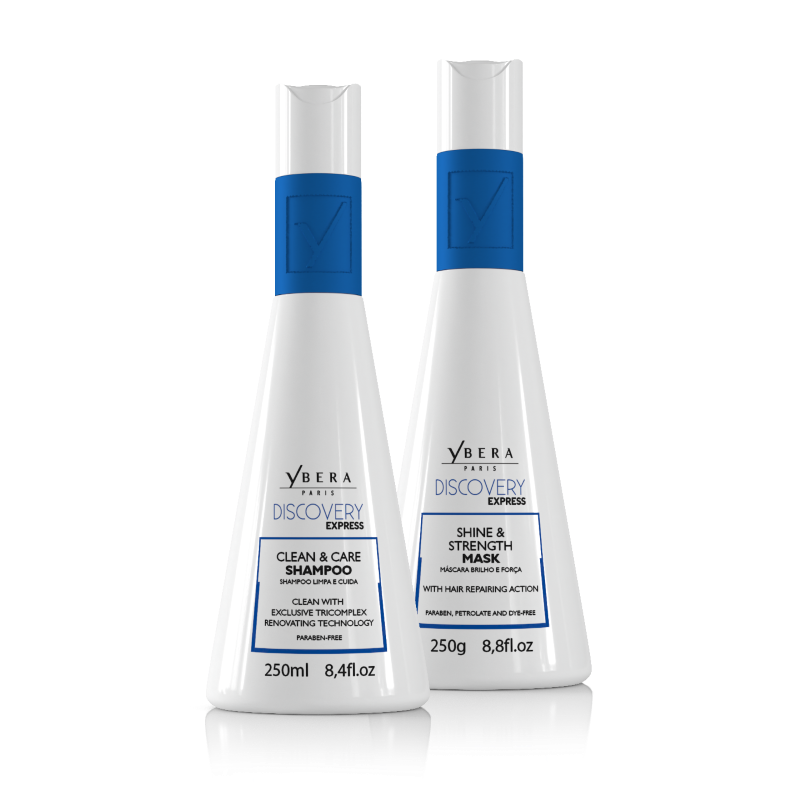 Kit Mantenimiento Discovery Ybera Paris – Champú Limpia y Cuida 250ml y Mascarilla Bio-Stemcell 200g