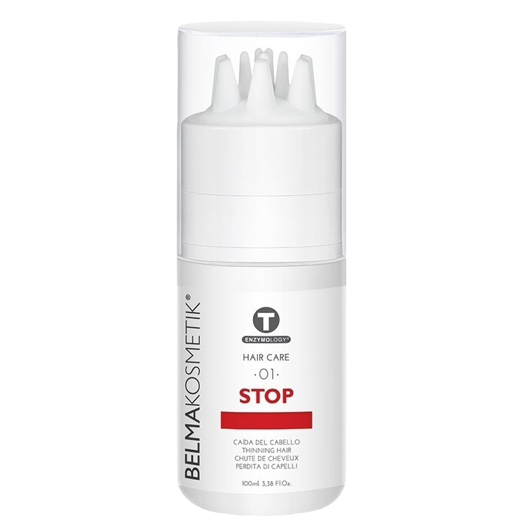 Loción anticaída Stop Lotion 100ml de Belma Kosmetik con Ginkgo Biloba y Vitamina B6 para fortalecer el folículo capilar