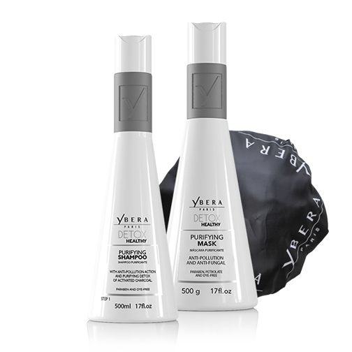 Pack Purificante Detox Healthy Ybera Paris Premium — champú y mascarilla para raíces grasas